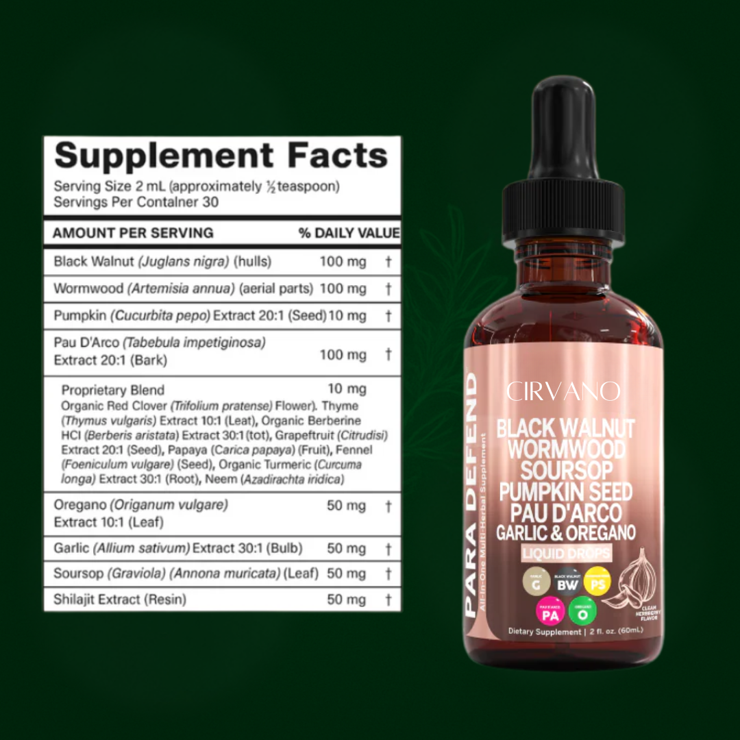 Wormwood Parasite Purge Detox