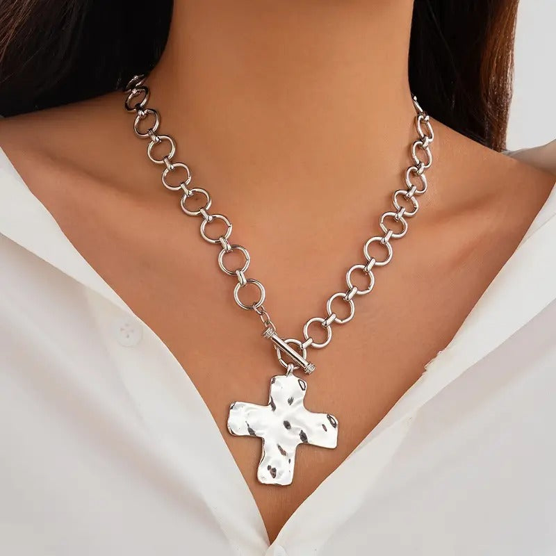 Veritas Cross Necklace