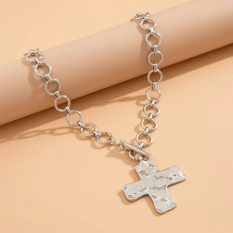 Veritas Cross Necklace