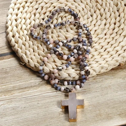 Bohemian Cross Necklace